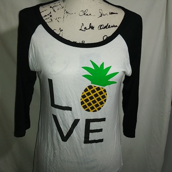 la soul Tops - La soul pineapple love long sleeve top
